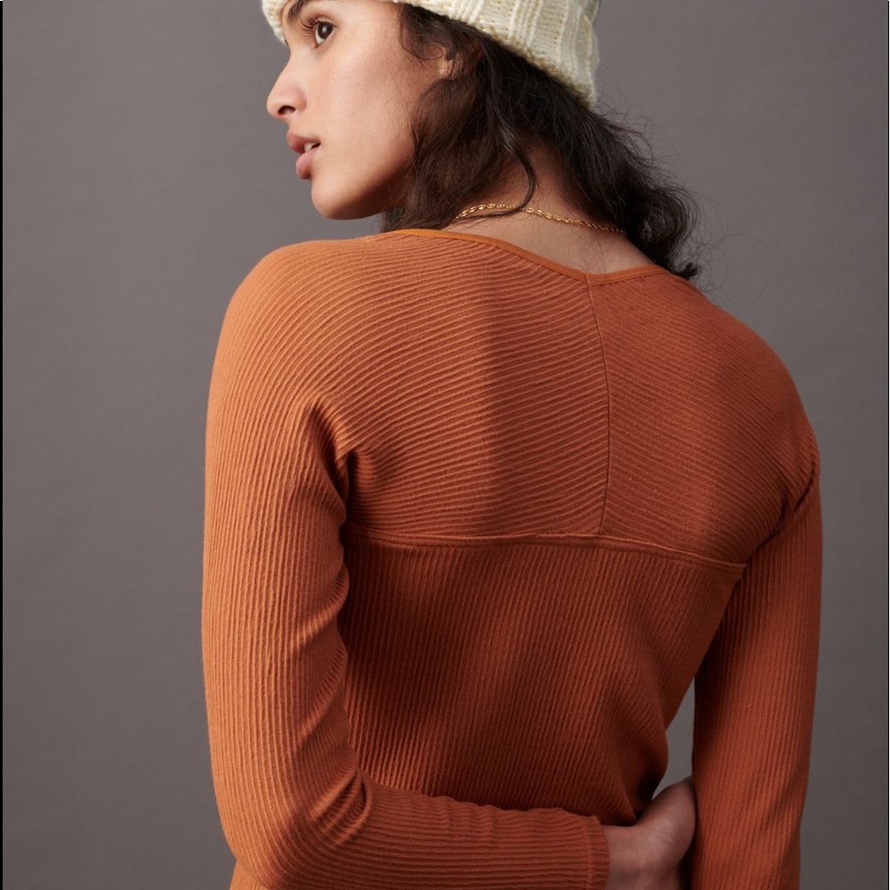 Anthropologie 
 | ARI SQUARE NECK TOP | Size S - Picture 4 of 6